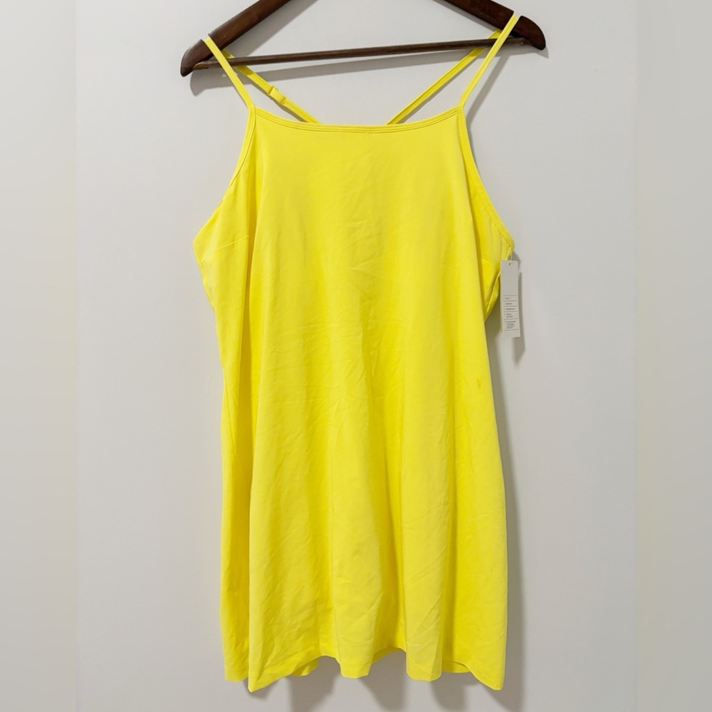 all in motion Bright Yellow Spaghetti Strap Mini Dress